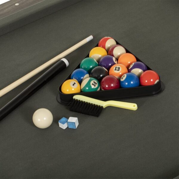 Hampton 3-in-1 Combination Table Includes Billiards, Table Tennis, & Dining Table - Image 3