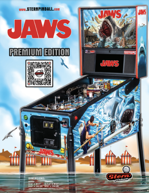 2024 JAWS Premium Pinball Machine - Image 2